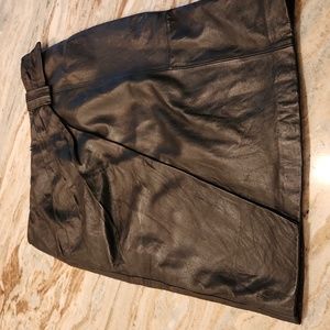 ANTONIO MELANI Luxury Collection Meredith Genuine Leather Skirt size S